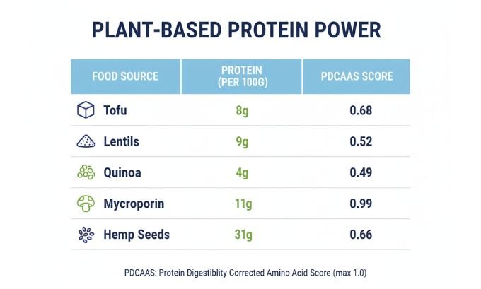 Top High-Protein Vegetarian Foods
