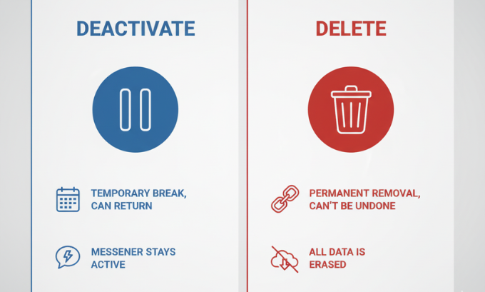 Deactivation vs. Deletion Comparison