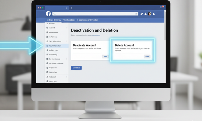 How to Deactivate Facebook on Desktop