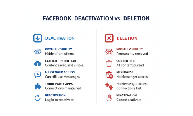 Delete vs. Deactivate Comparison