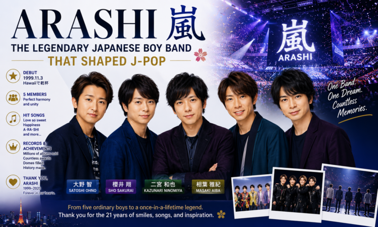Arashi (嵐) The Legendary Japanese Boy Band That Shaped J-Pop