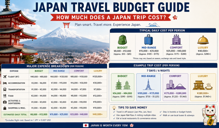 Japan Travel Budget Guide – How Much Does a Japan Trip Cost?