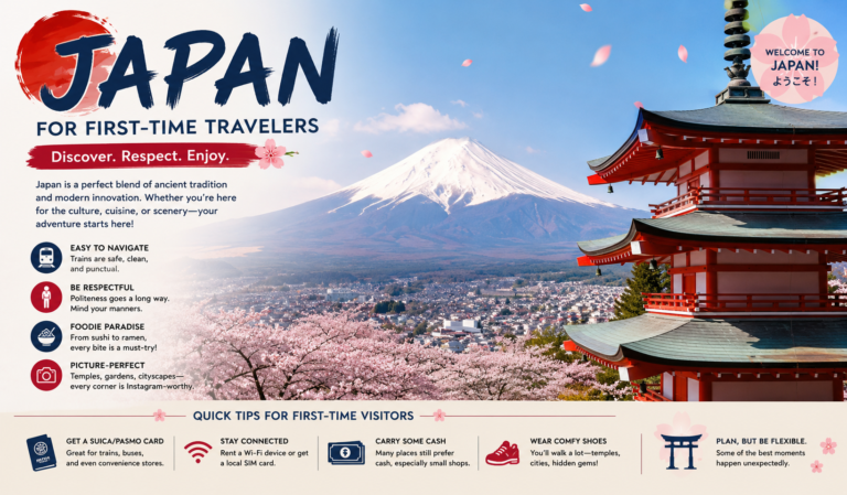 Japan travel tips for First-Time Travelers