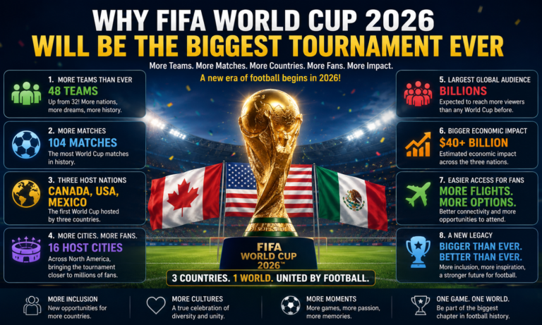 Why FIFA World Cup 2026 Will Be the Biggest Tournament Ever