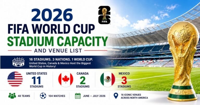 2026 FIFA World Cup Stadium Capacity
