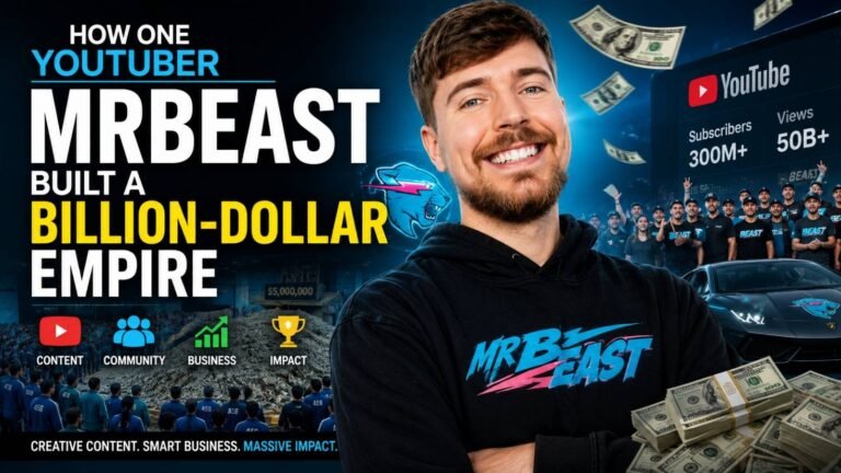 Who Is MrBeast standing with contestants during one of his viral YouTube challenge videos