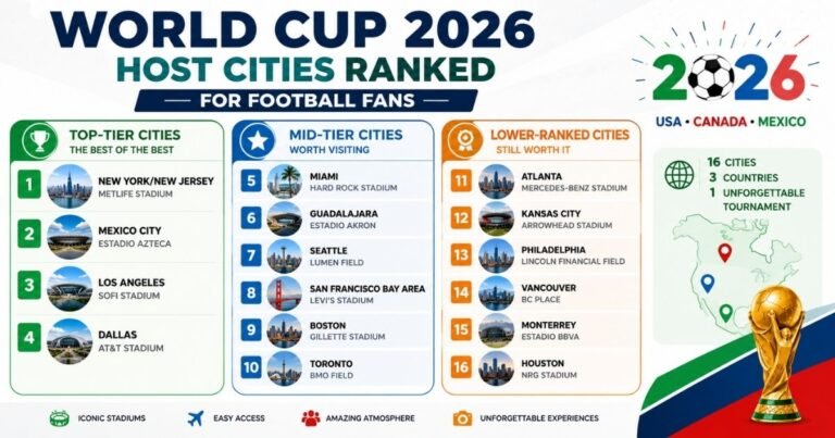 World Cup 2026 Host Cities Ranked for Football Fans World Cup 2026 Host Cities