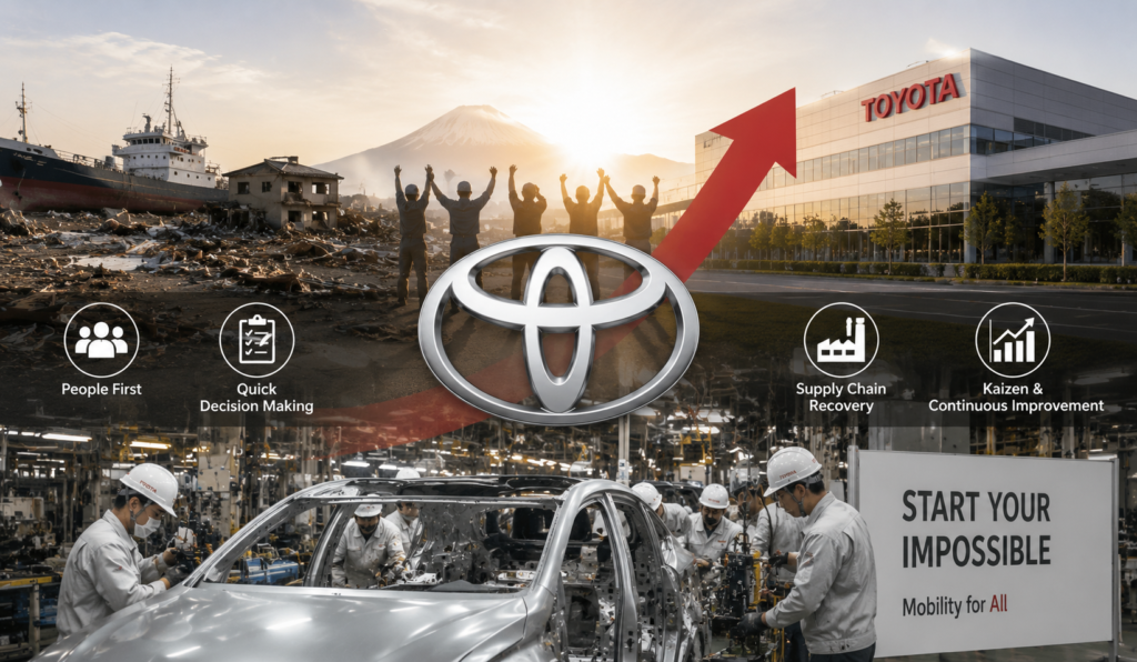 How Did Toyota Recover After the 2011 Tōhoku Earthquake and Tsunami?