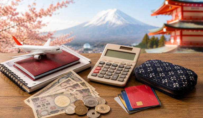 Japan trip cost breakdown for flights, hotels, food and transport
